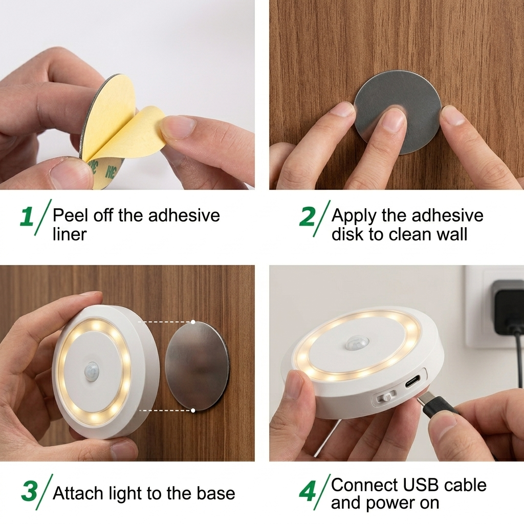 Smart Motion Sensor Night Light | Auto ON LED Light
