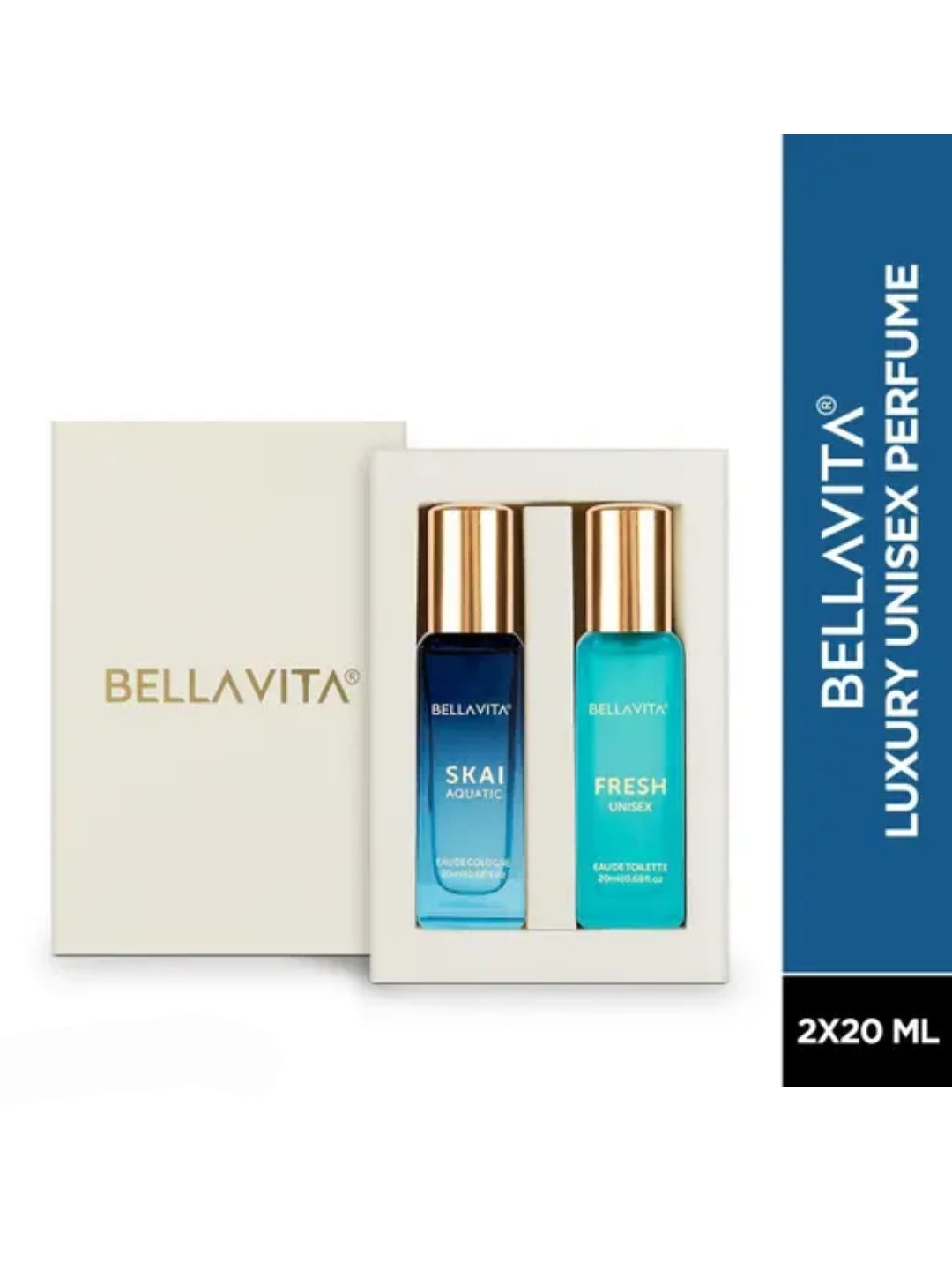 Bella Vita Luxury Unisex Premium Perfume For Men 20ML+20ML