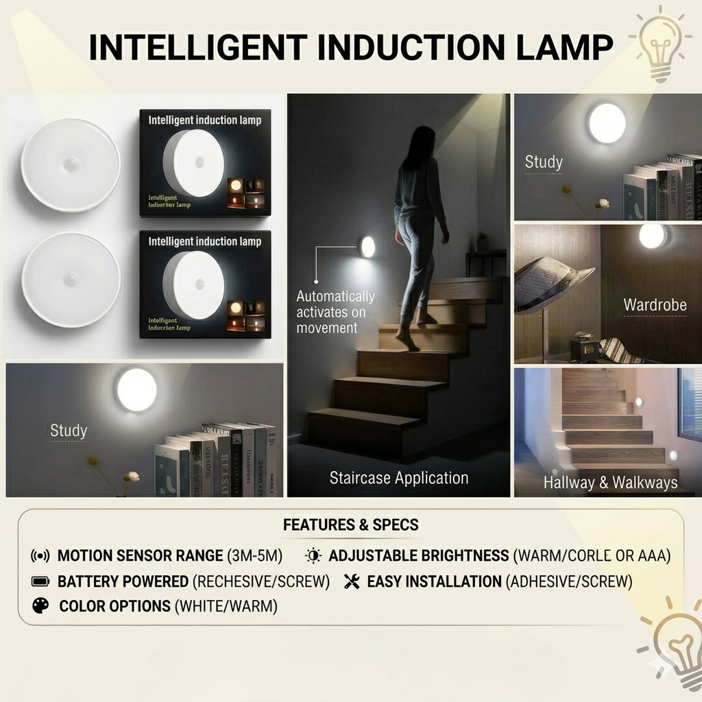 Smart Motion Sensor Night Light | Auto ON LED Light